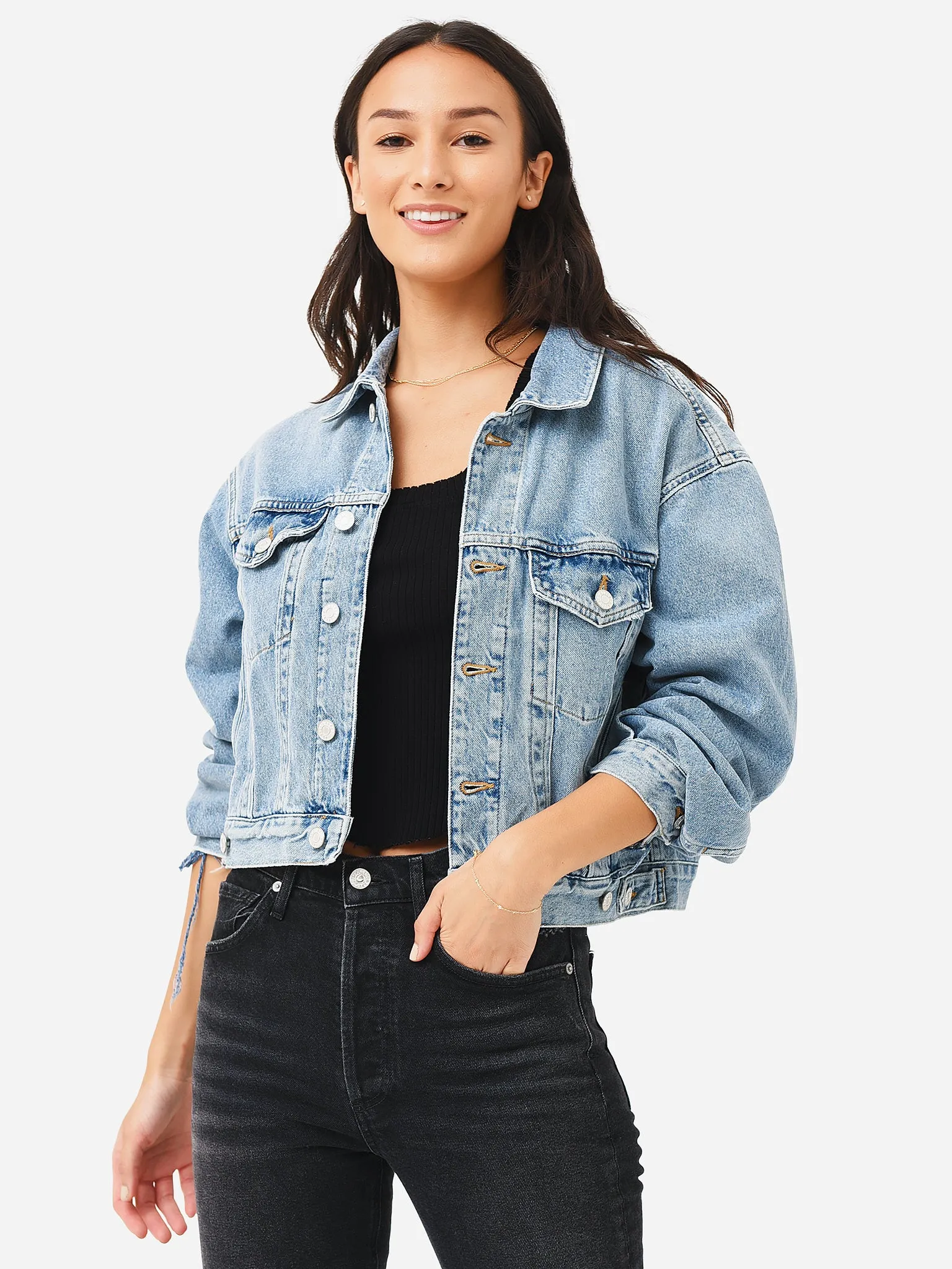 Agolde Women's Shrunken Charli Denim Jacket