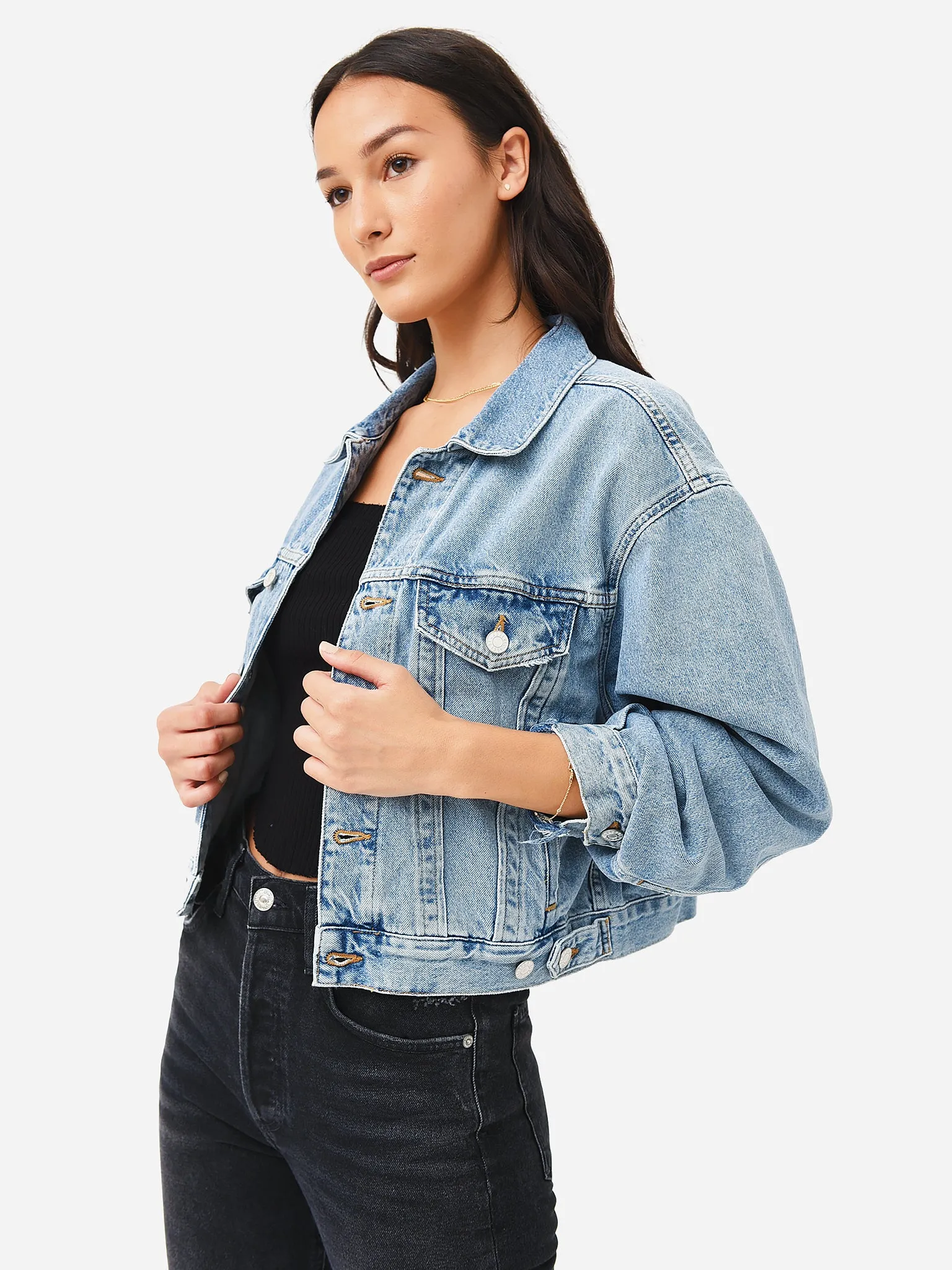 Agolde Women's Shrunken Charli Denim Jacket