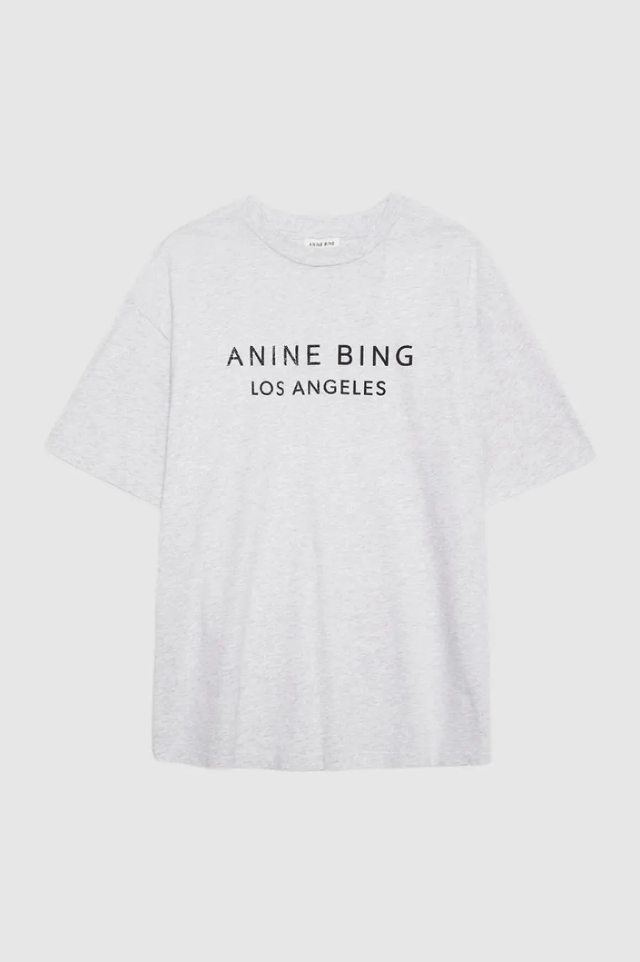 Anine Bing Myers Tee Anine Bing in Heather Grey