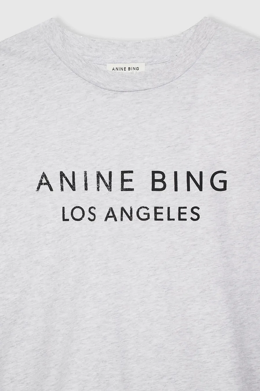 Anine Bing Myers Tee Anine Bing in Heather Grey