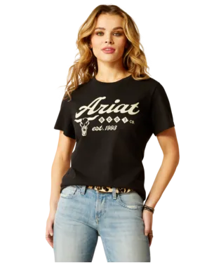 Ariat Women's Black Established Boot Co Tee