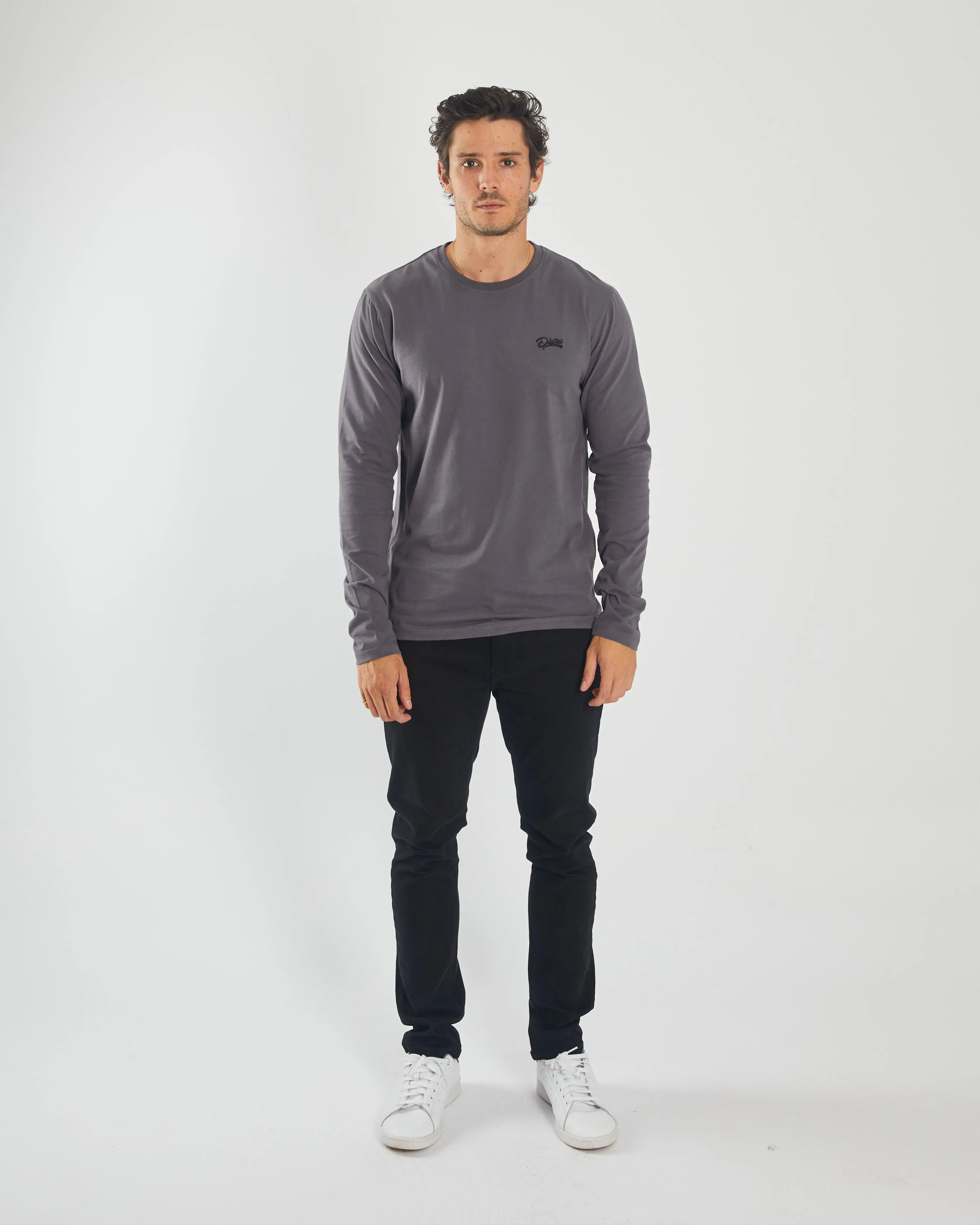 Basic Nilo  L/S Tee Scorpian Grey