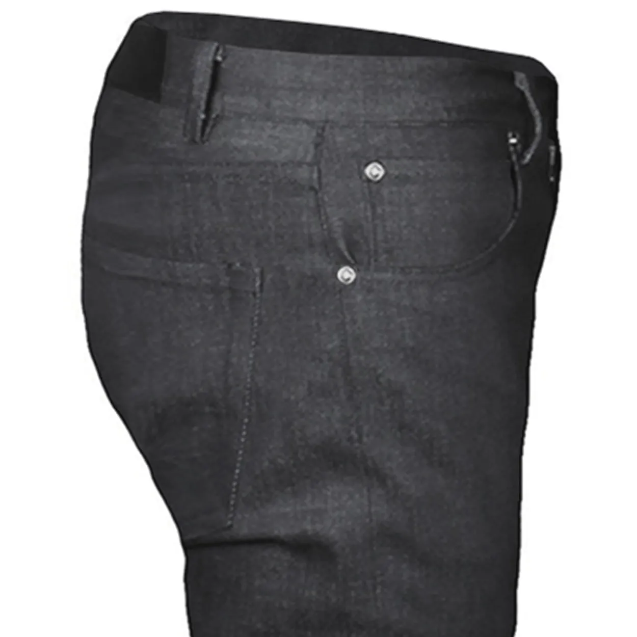 Billy Jeans // Charcoal ( Black Indigo )  Denim Adult Skinny Jeans - Small Batch