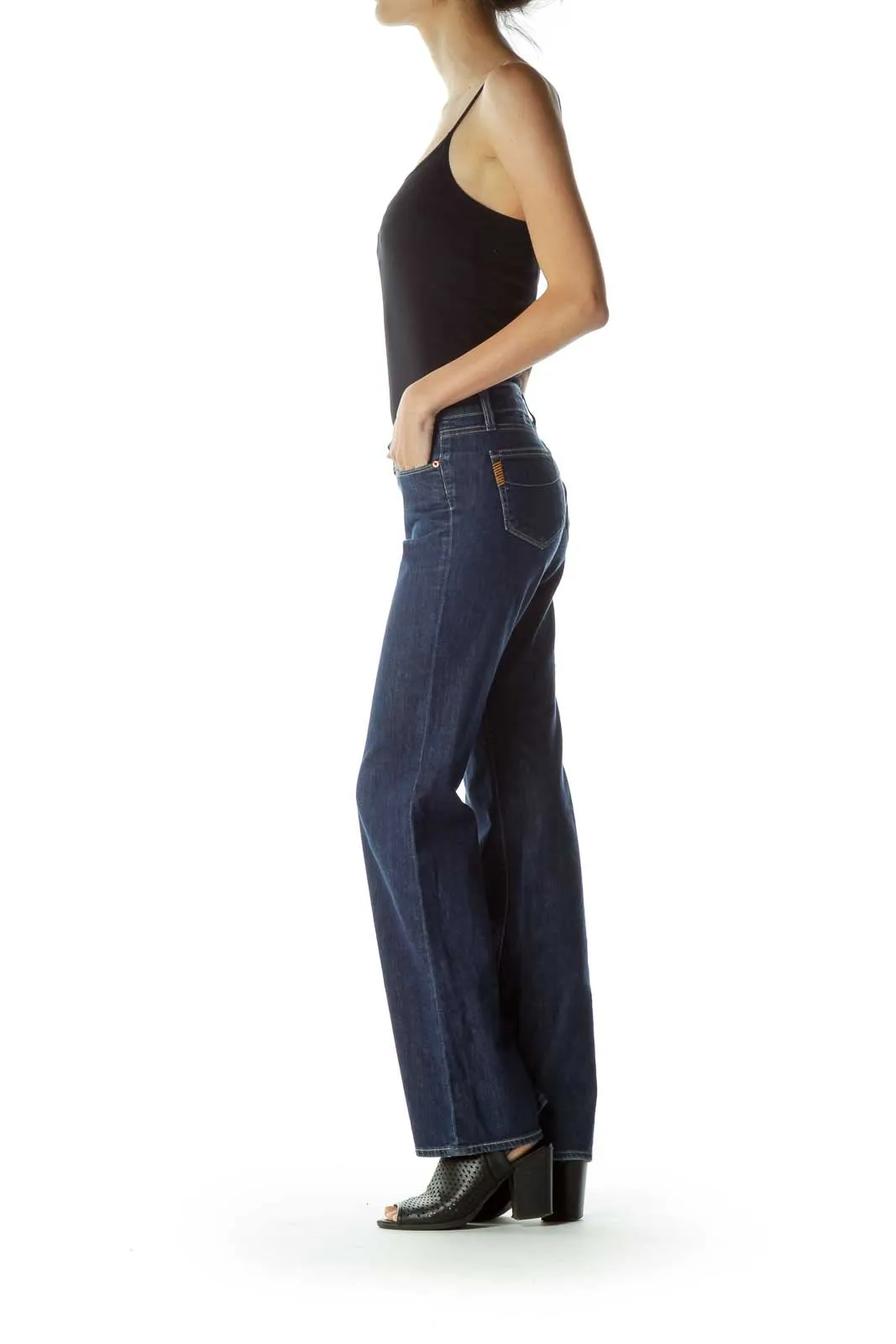 Blue Flared Jeans