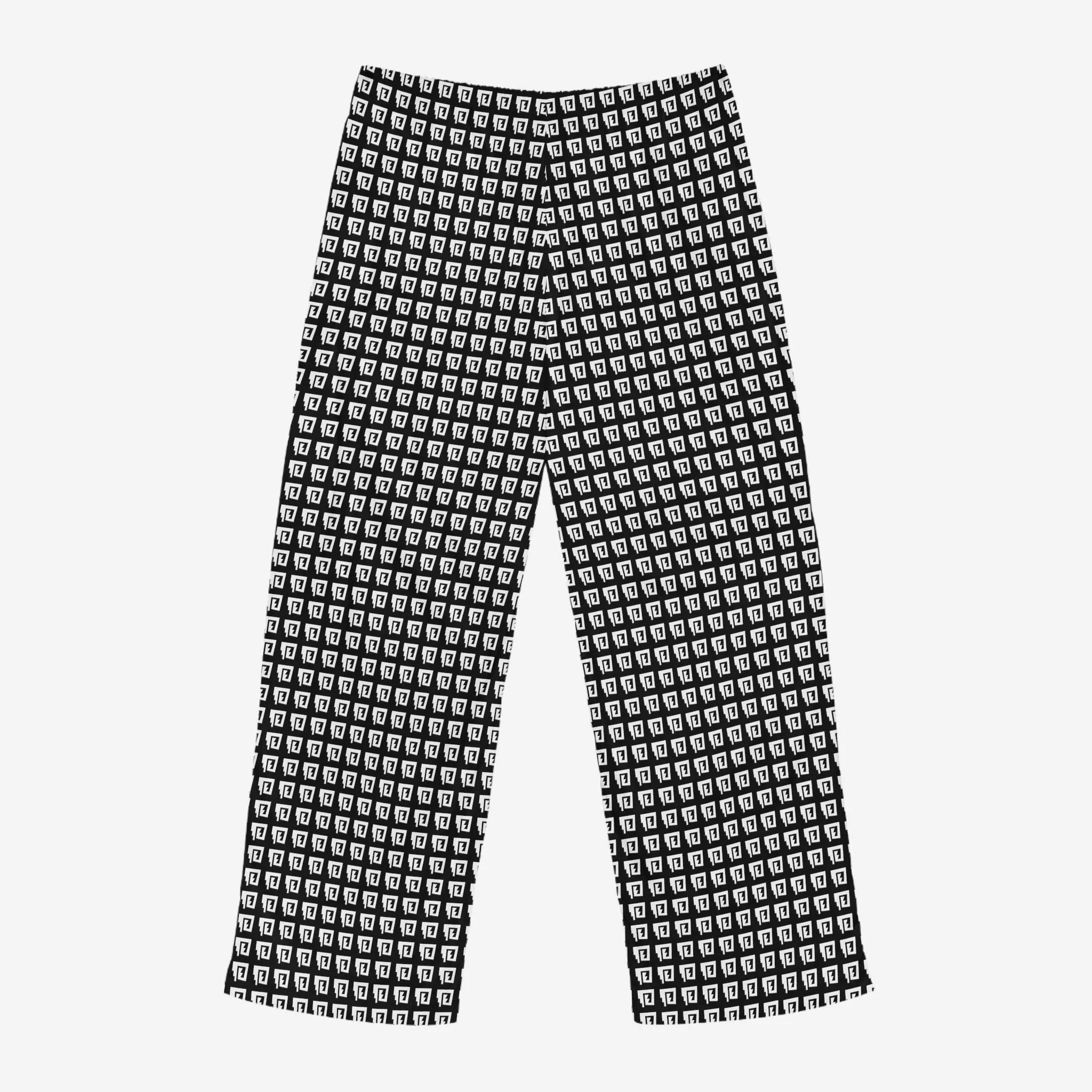 Blue Rain Men's Pajama Pants - Black/White
