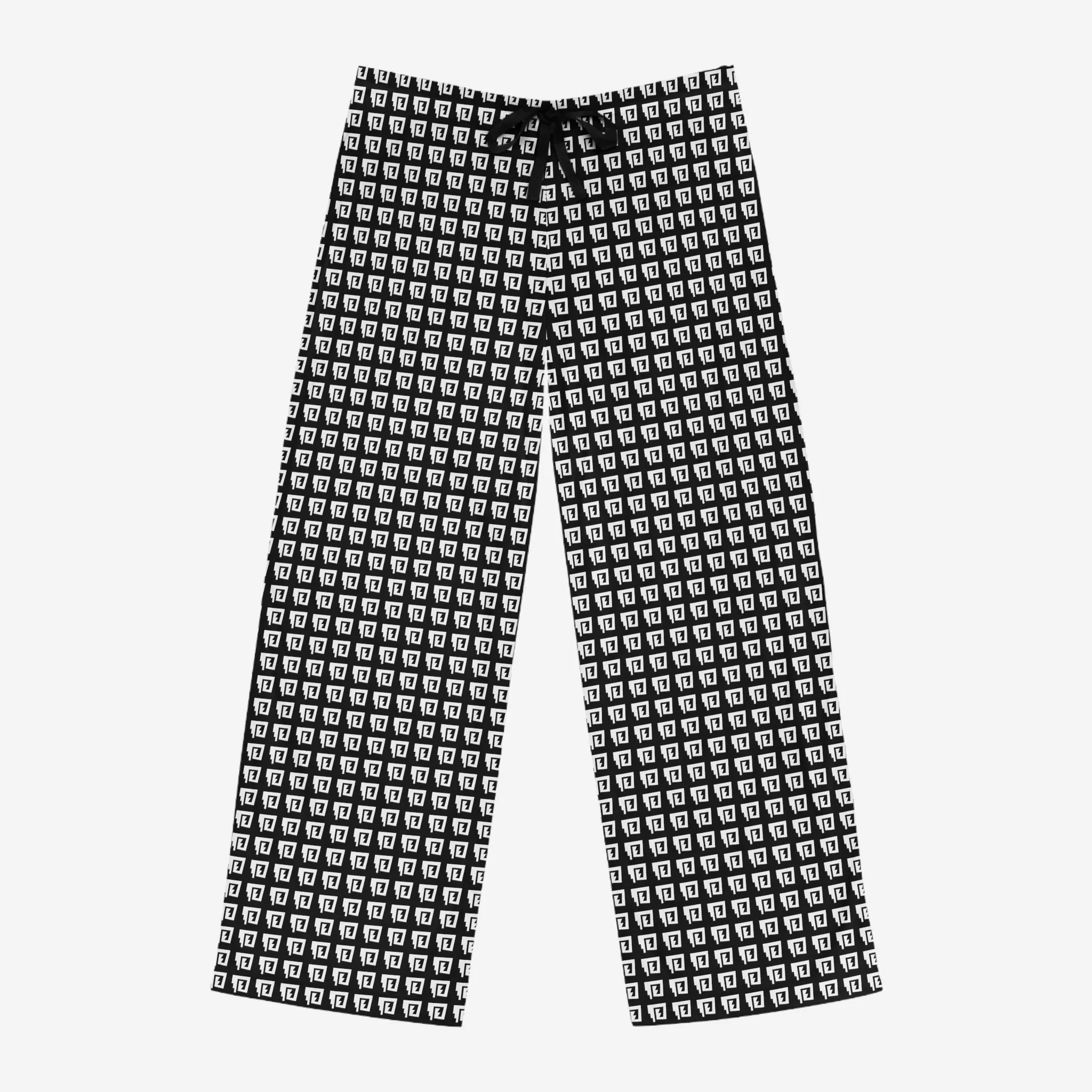 Blue Rain Men's Pajama Pants - Black/White