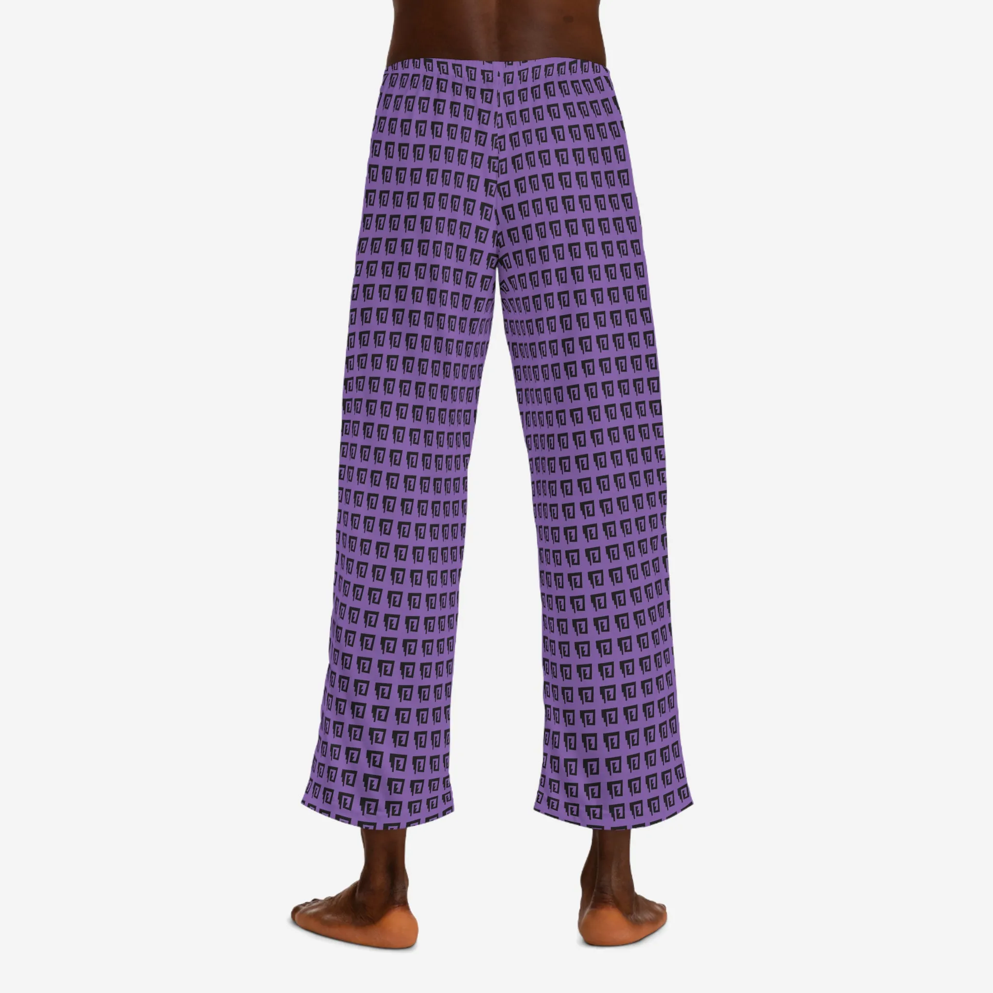 Blue Rain Men's Pajama Pants - Purple