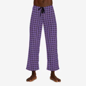 Blue Rain Men's Pajama Pants - Purple