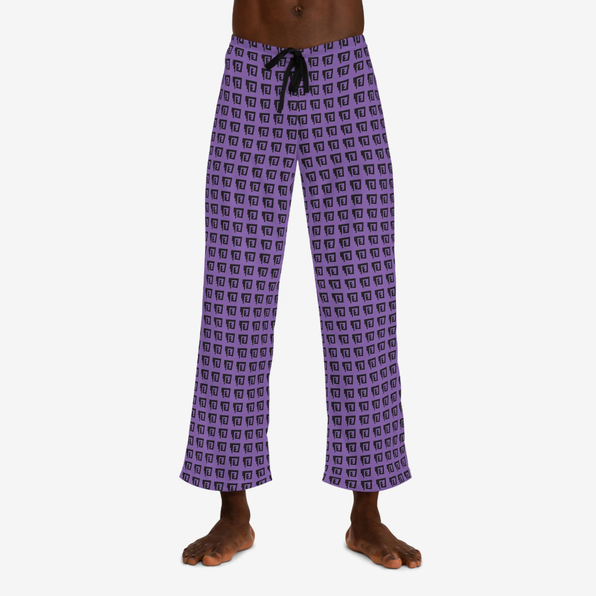 Blue Rain Men's Pajama Pants - Purple
