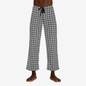 Blue Rain Men's Pajama Pants - White/Black