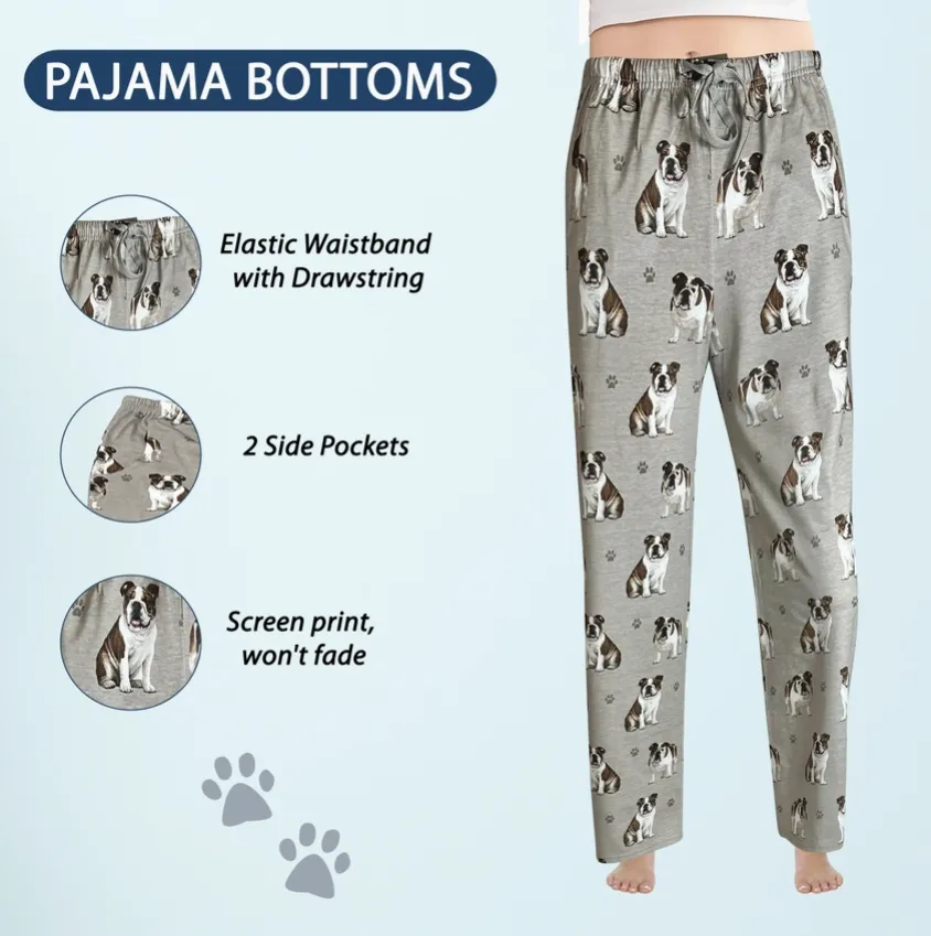 Bulldog Pajama Pants