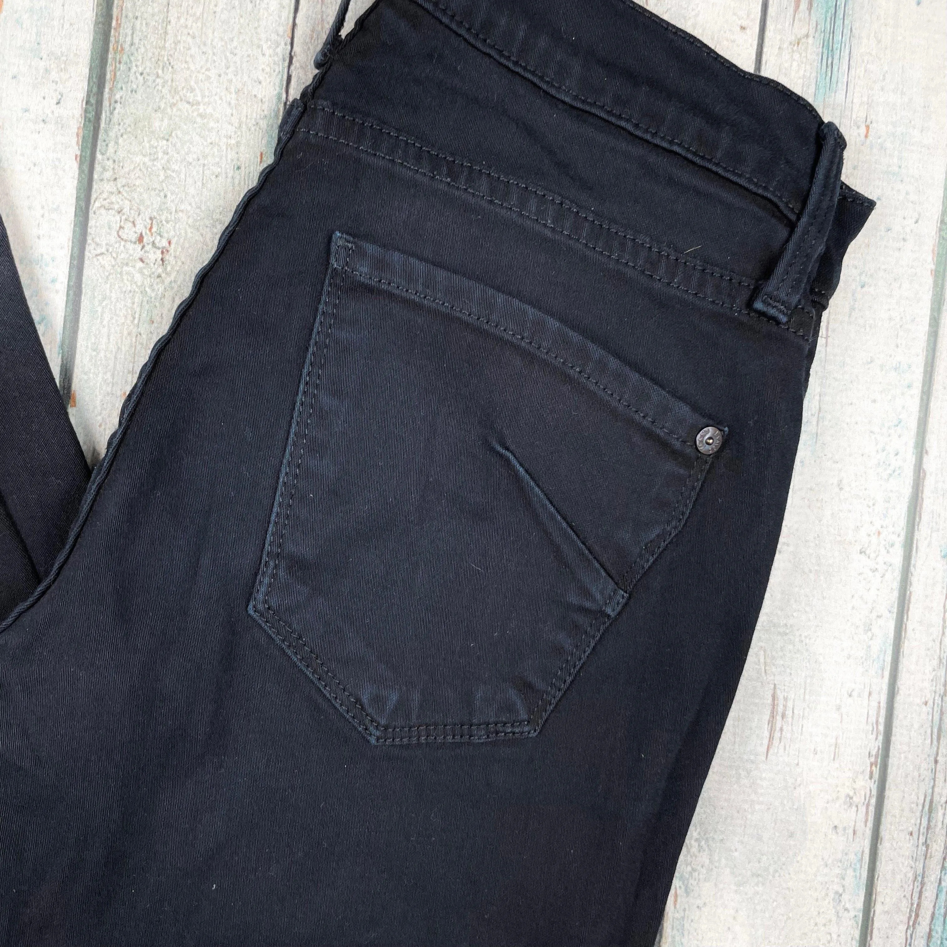 James Jeans Black 'Twiggy' Stretch Skinny Denim Jeans -Size 26