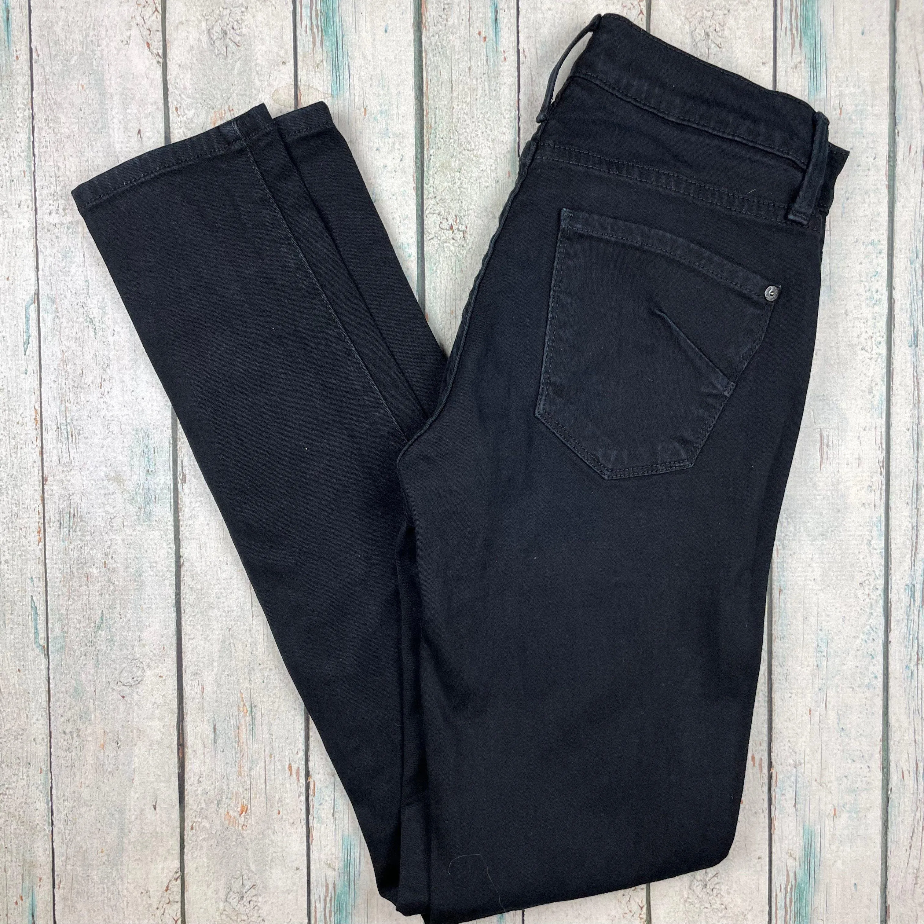 James Jeans Black 'Twiggy' Stretch Skinny Denim Jeans -Size 26