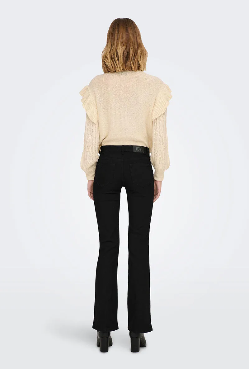 JDY TULGA HW FLARE DENIM JEANS