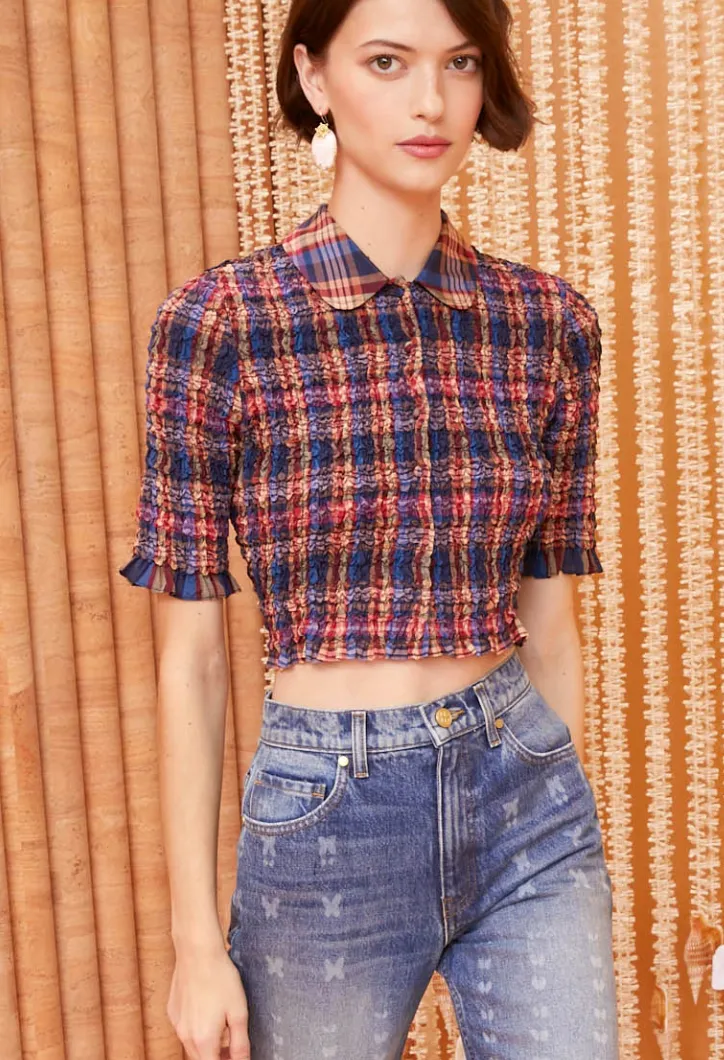 Jules Plaid Top