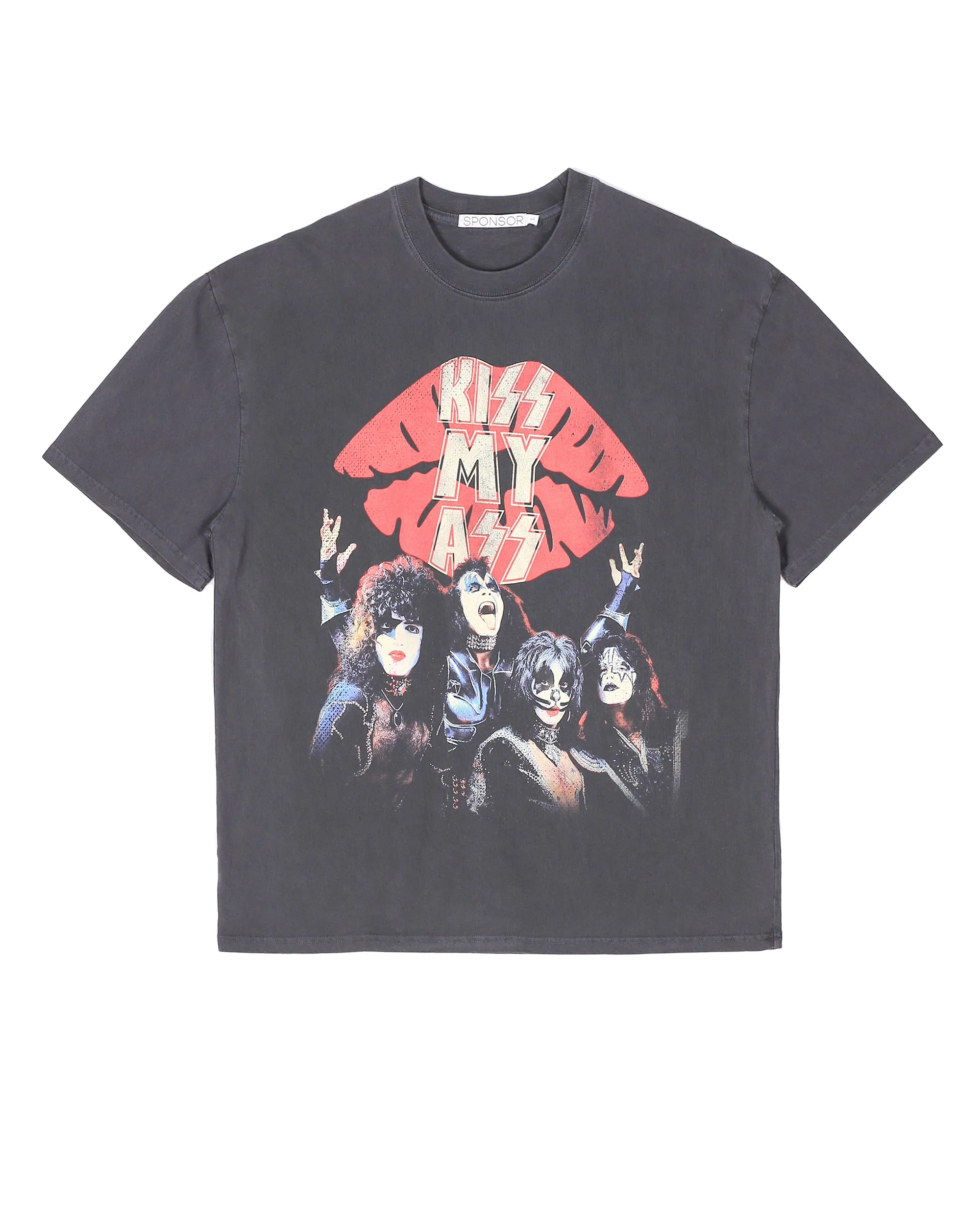 Kiss Kiss My ... Heavyweight Vintage Washed T Shirt