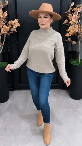 KOSTAS OLIVE SWEATER