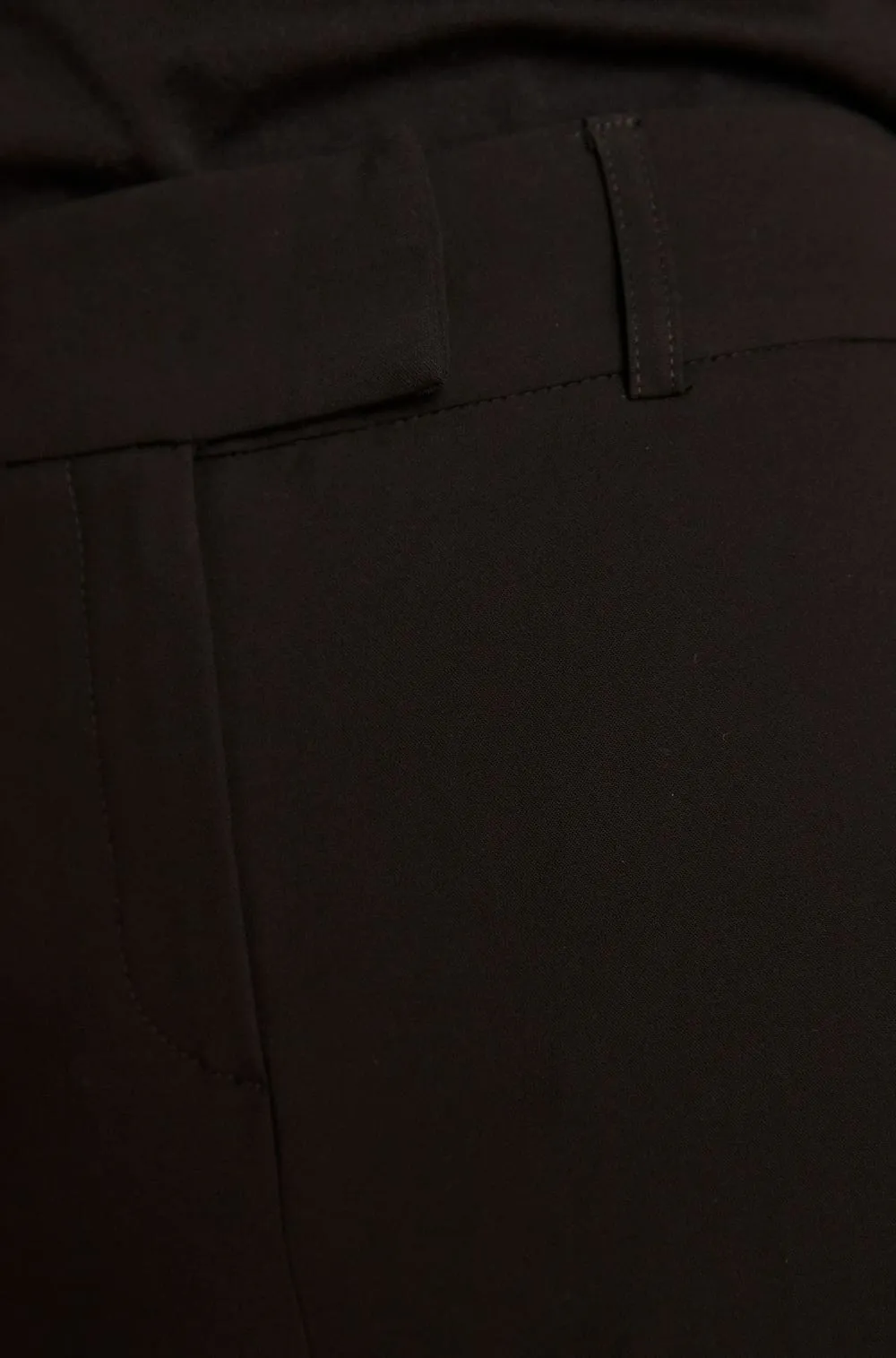 LAYLA BLACK WIDE-LEGGED TROUSERS