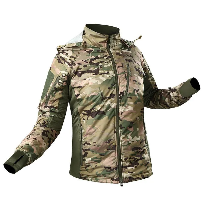 Men's Waterproof Hooded Tactical Windbreaker
