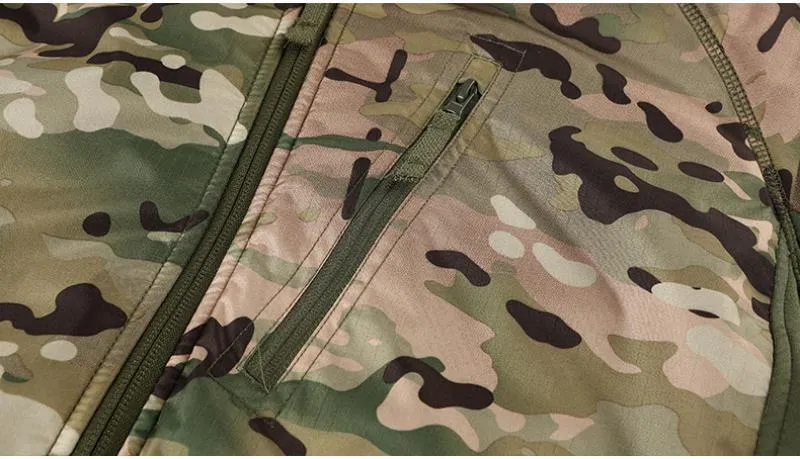 Men's Waterproof Hooded Tactical Windbreaker