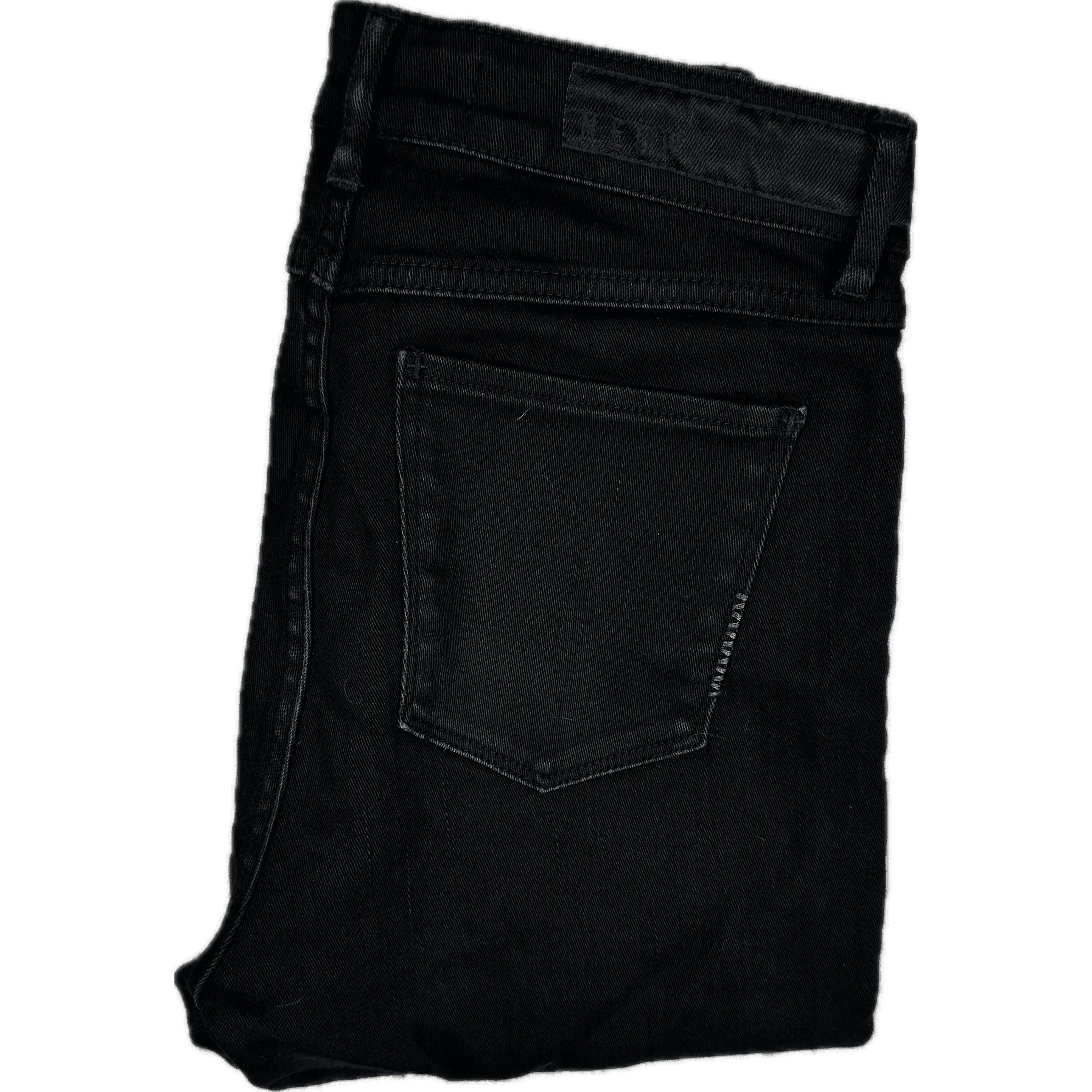 NEUW 'Debbie Crop 'Black Denim Jeans - Size 8