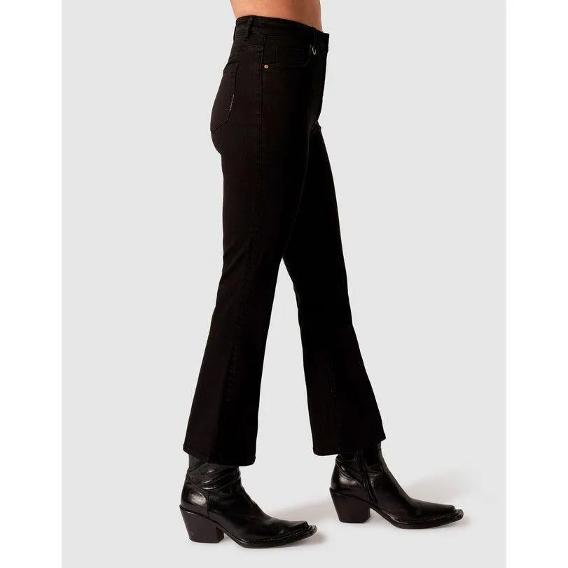 NEUW 'Debbie Crop 'Black Denim Jeans - Size 8