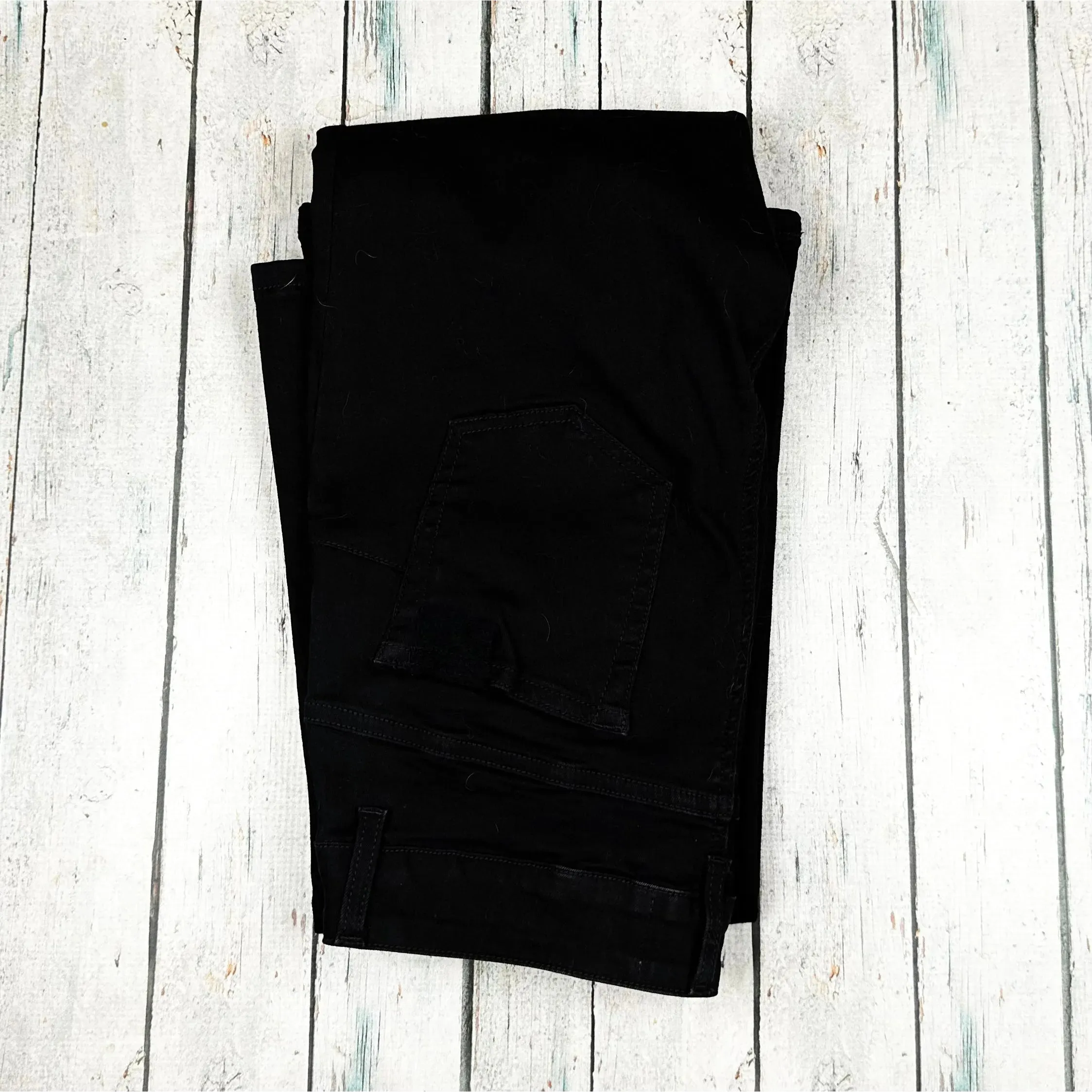 NEW - Be Blumarine Black Italian Flared Jeans - Suit Size 10