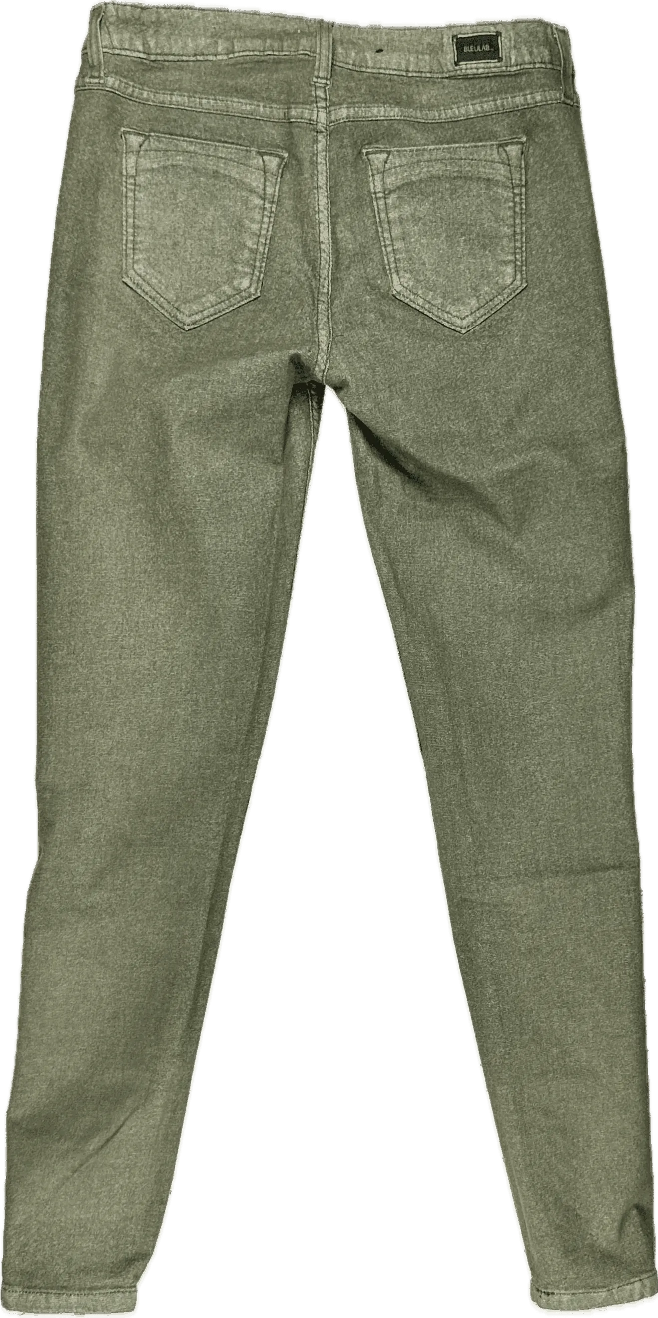 NWT - Bleulab USA ‘Detour’ Reversible Heather Green Jeans -Size 30