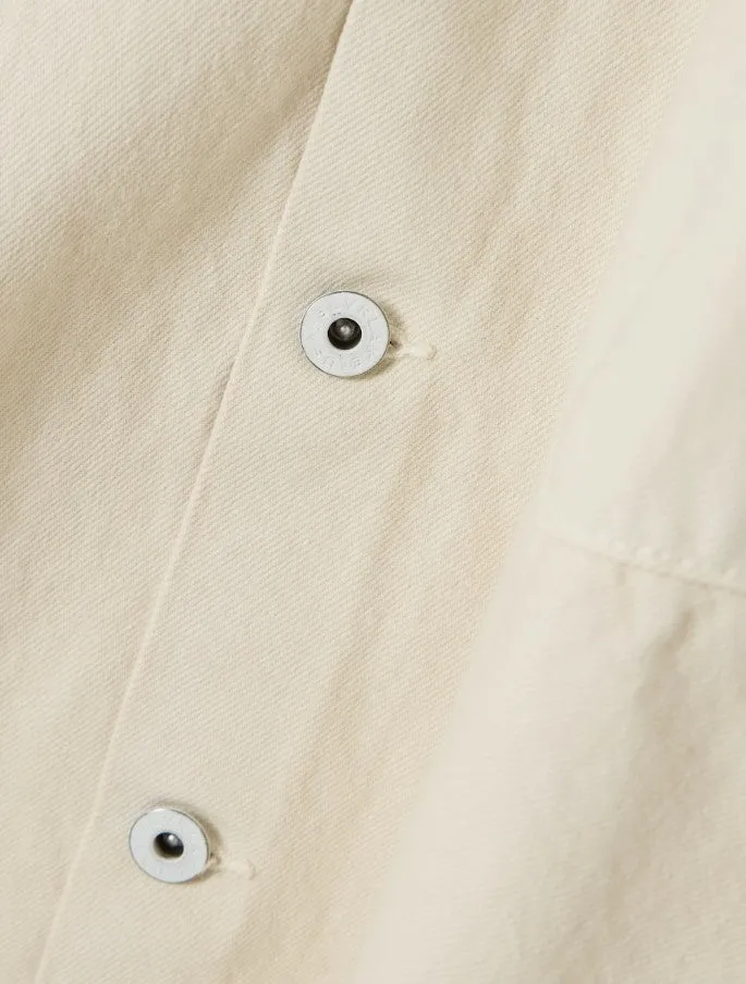 Oversized Denim Shirt | Cream