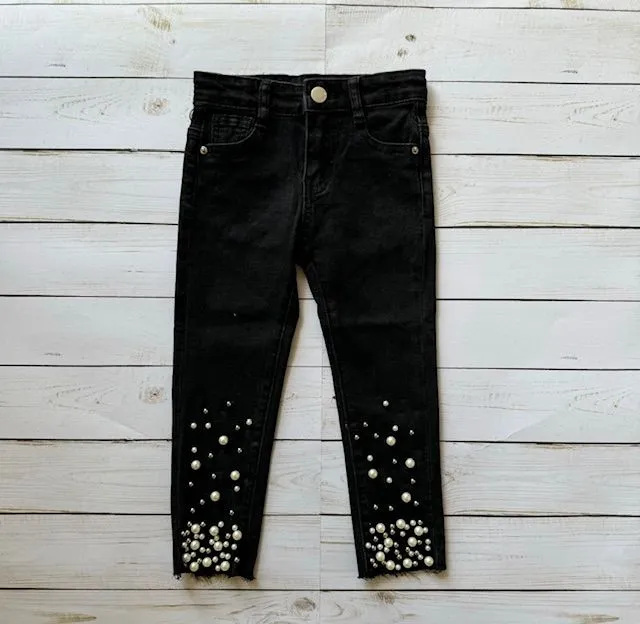 Pearl Hem Skinny Jeans/ML Kids