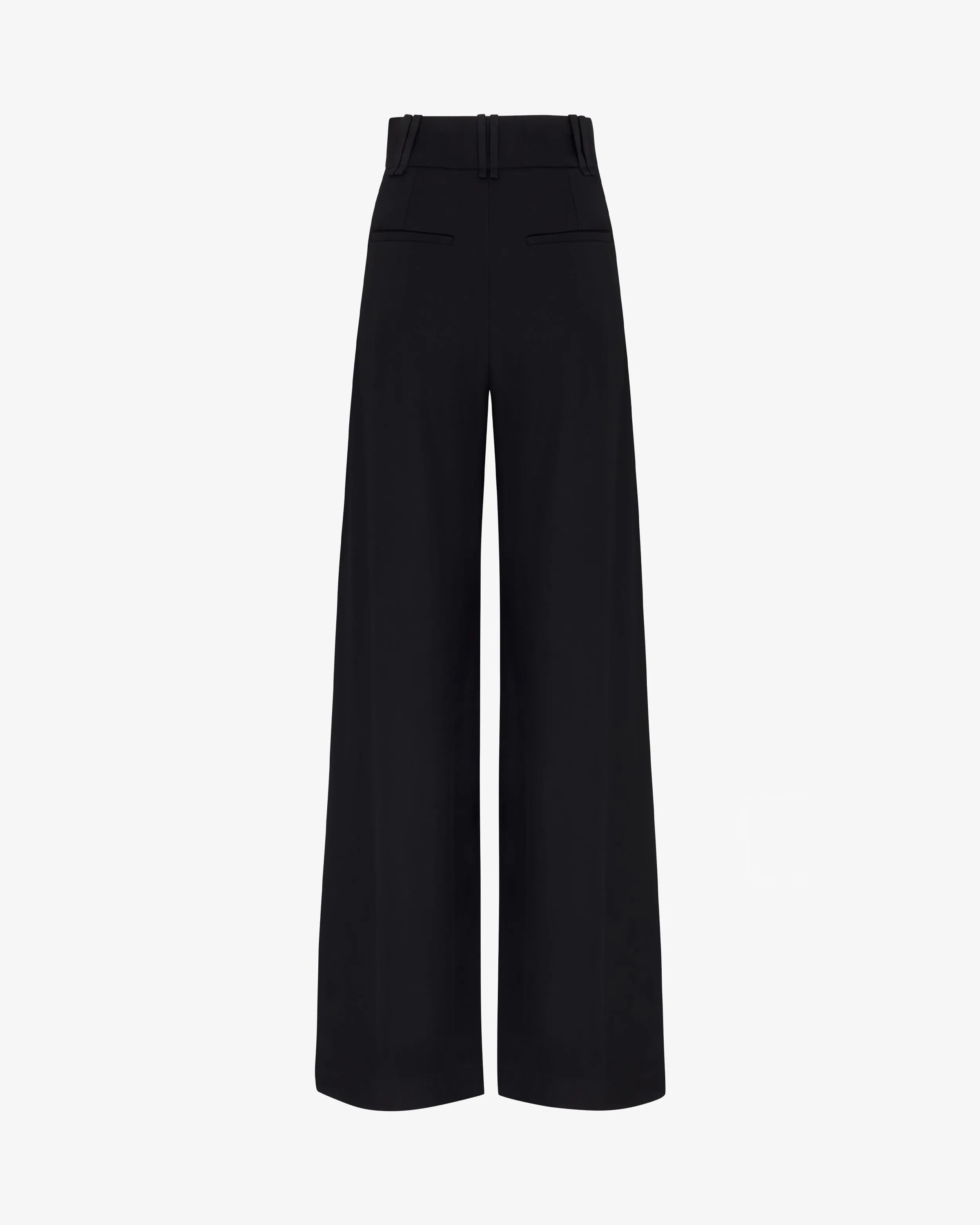 Relaxed Wide Leg Trouser - Black