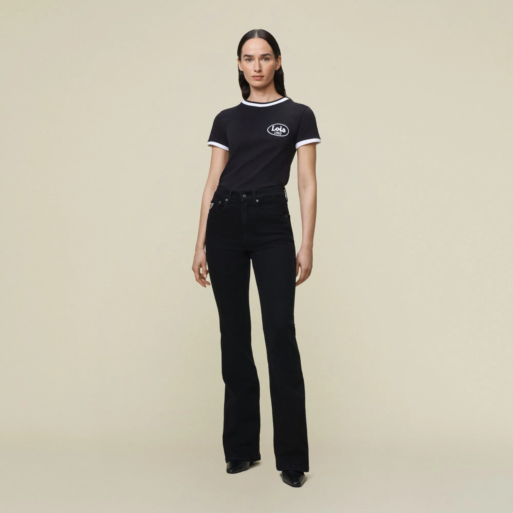 Riley The Black Caspar - High Rise Flare