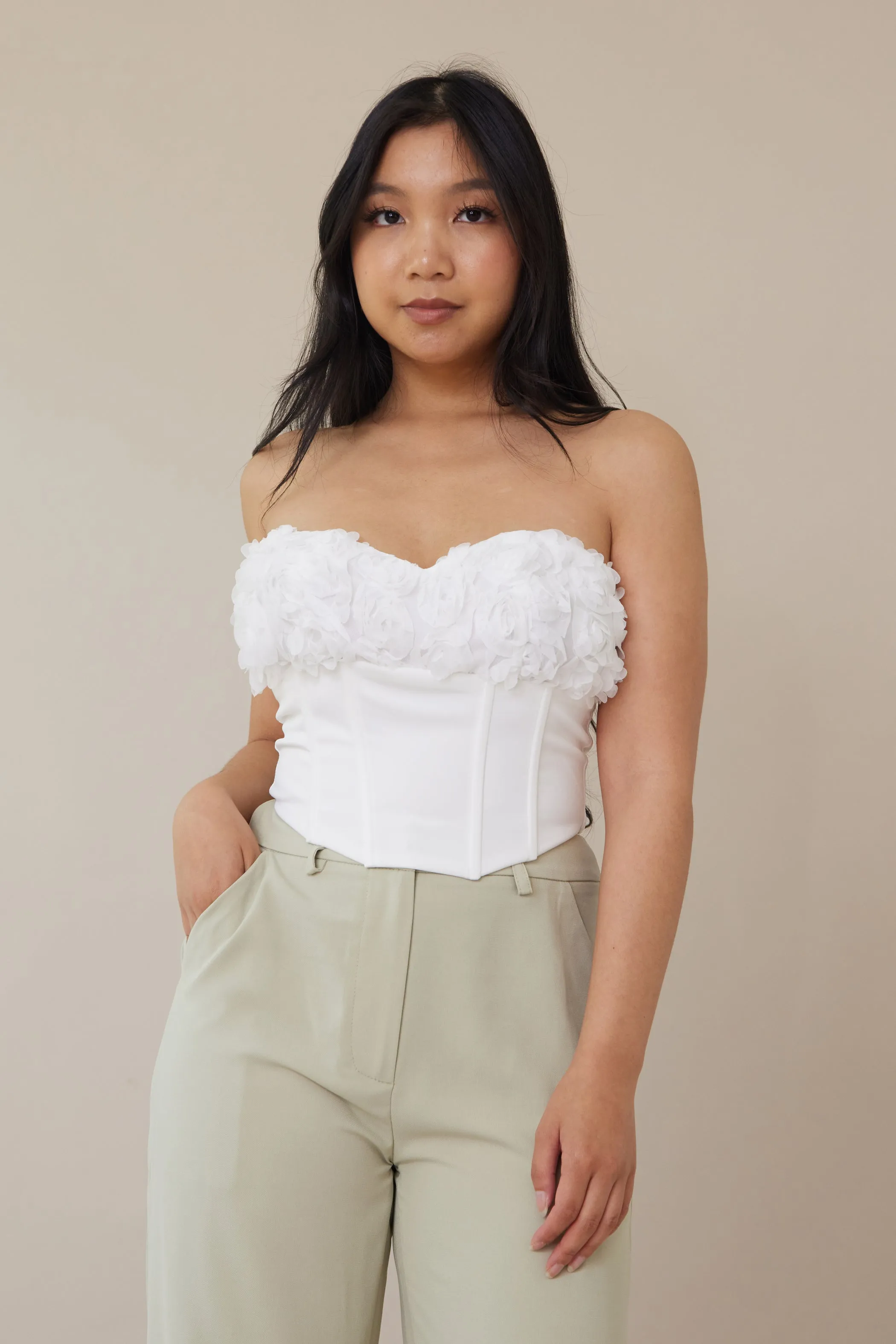 Rosy Corset Top