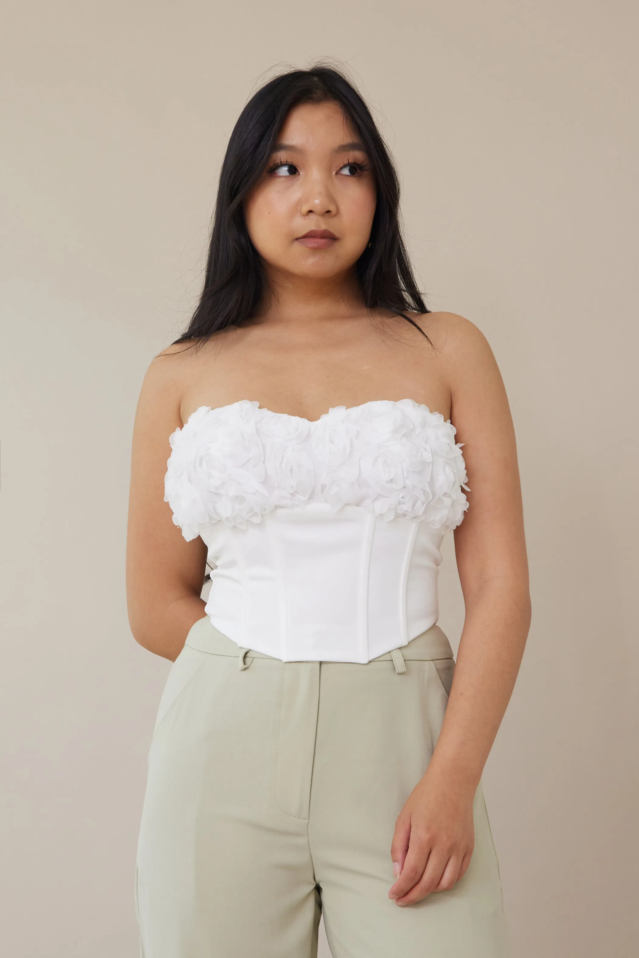 Rosy Corset Top