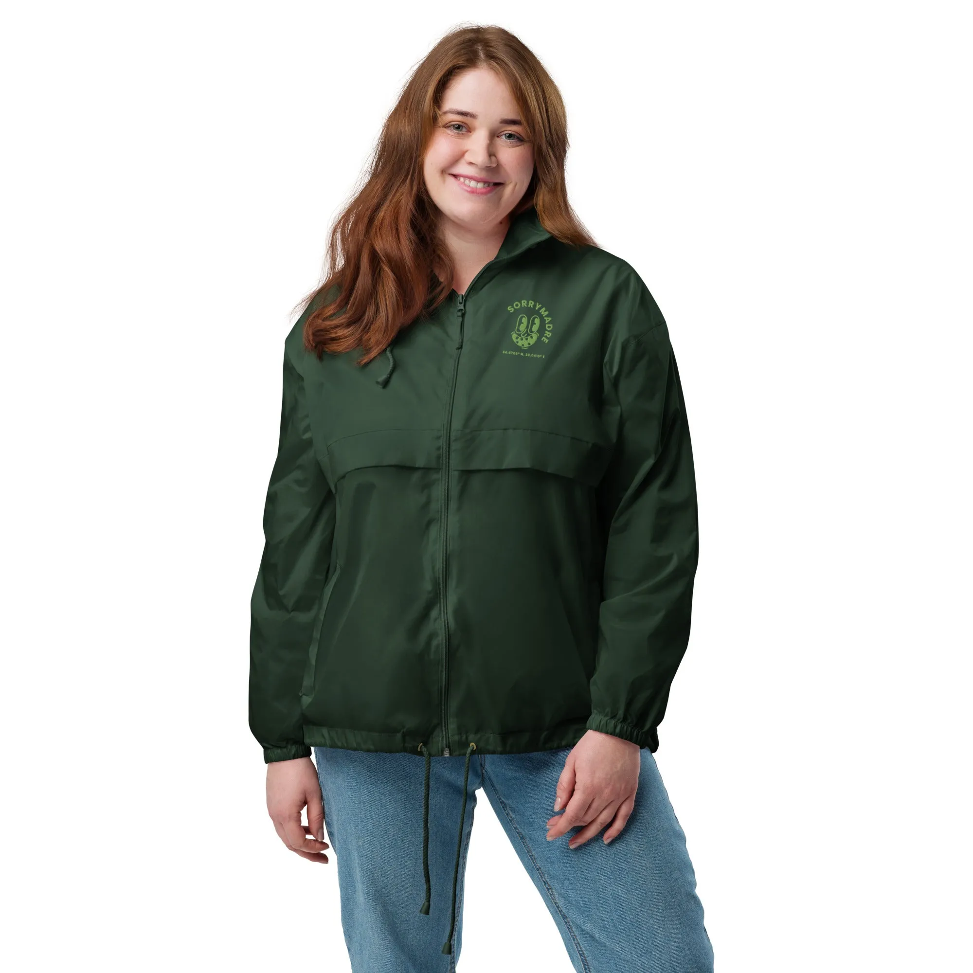 SorryMadre | Embroidered  Windbreaker | Pizza