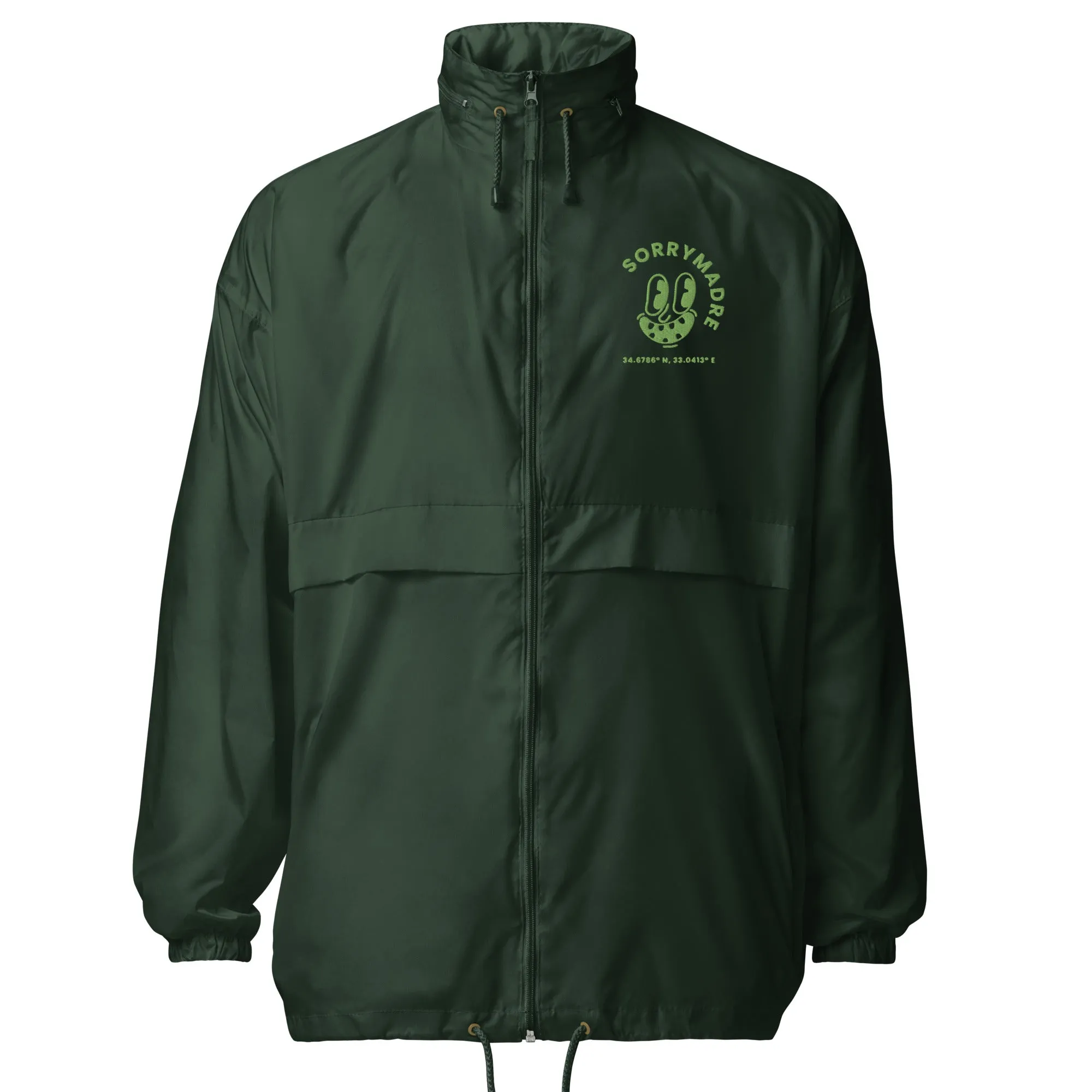 SorryMadre | Embroidered  Windbreaker | Pizza