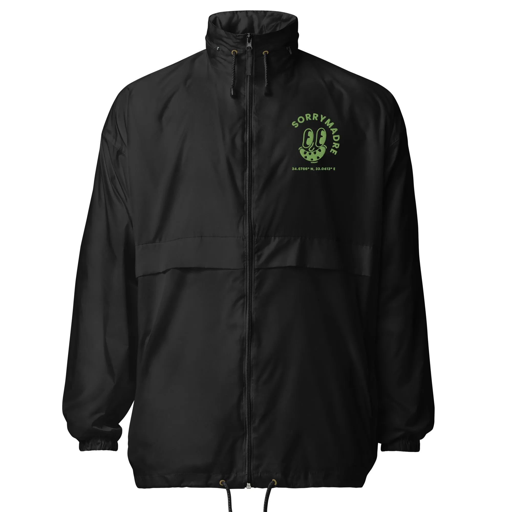 SorryMadre | Embroidered  Windbreaker | Pizza