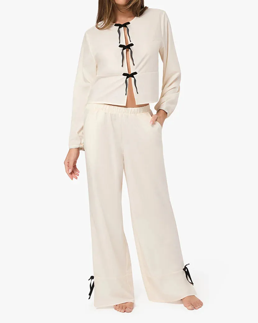 Tie Pajama Bottoms