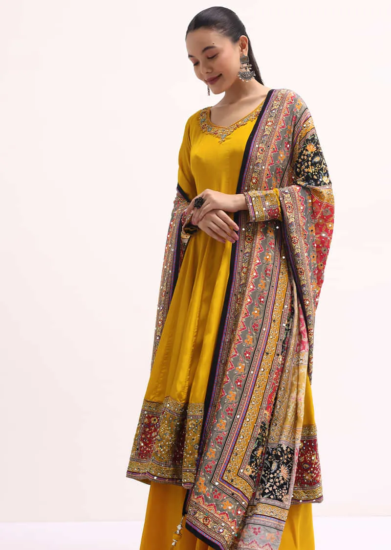 Women's Designer Party Wear Jaykara Heavy Roman Silk Salwar Suit