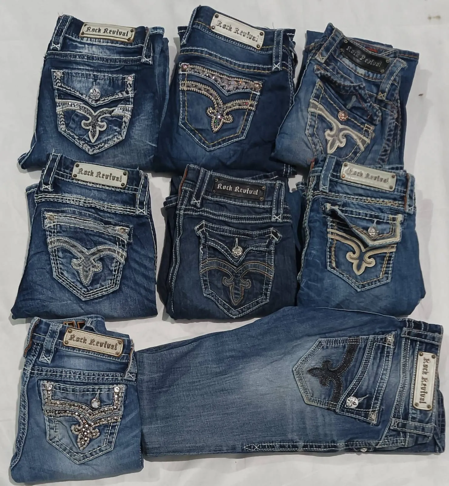Y2k ladies  flared  rockrevival  jeans